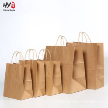 Different sizes eco-friendly brown paper bag